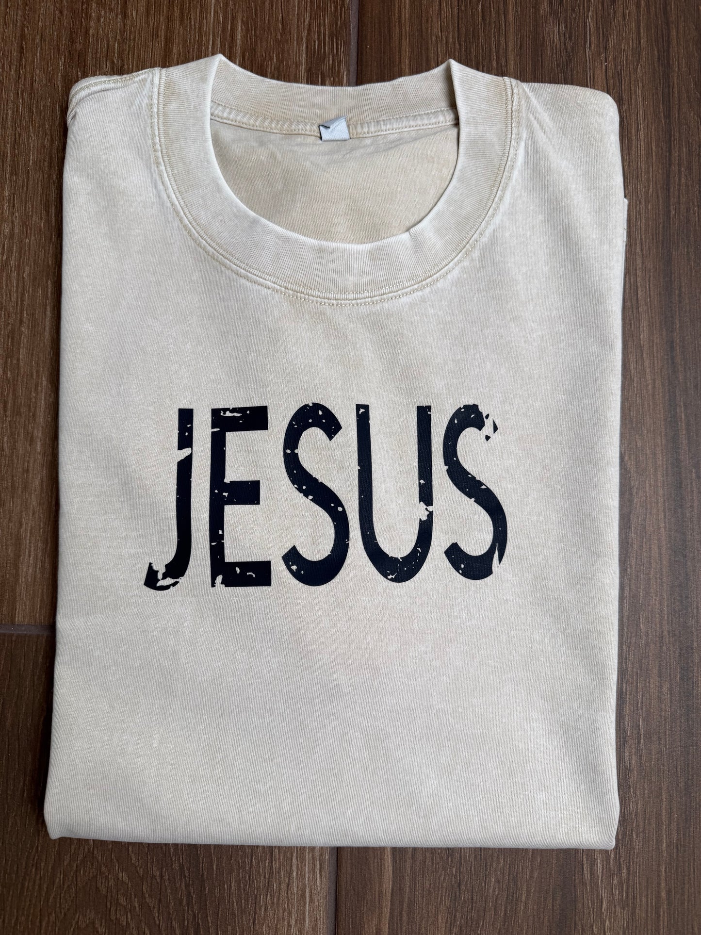 Distressed Vintage Jesus Tee