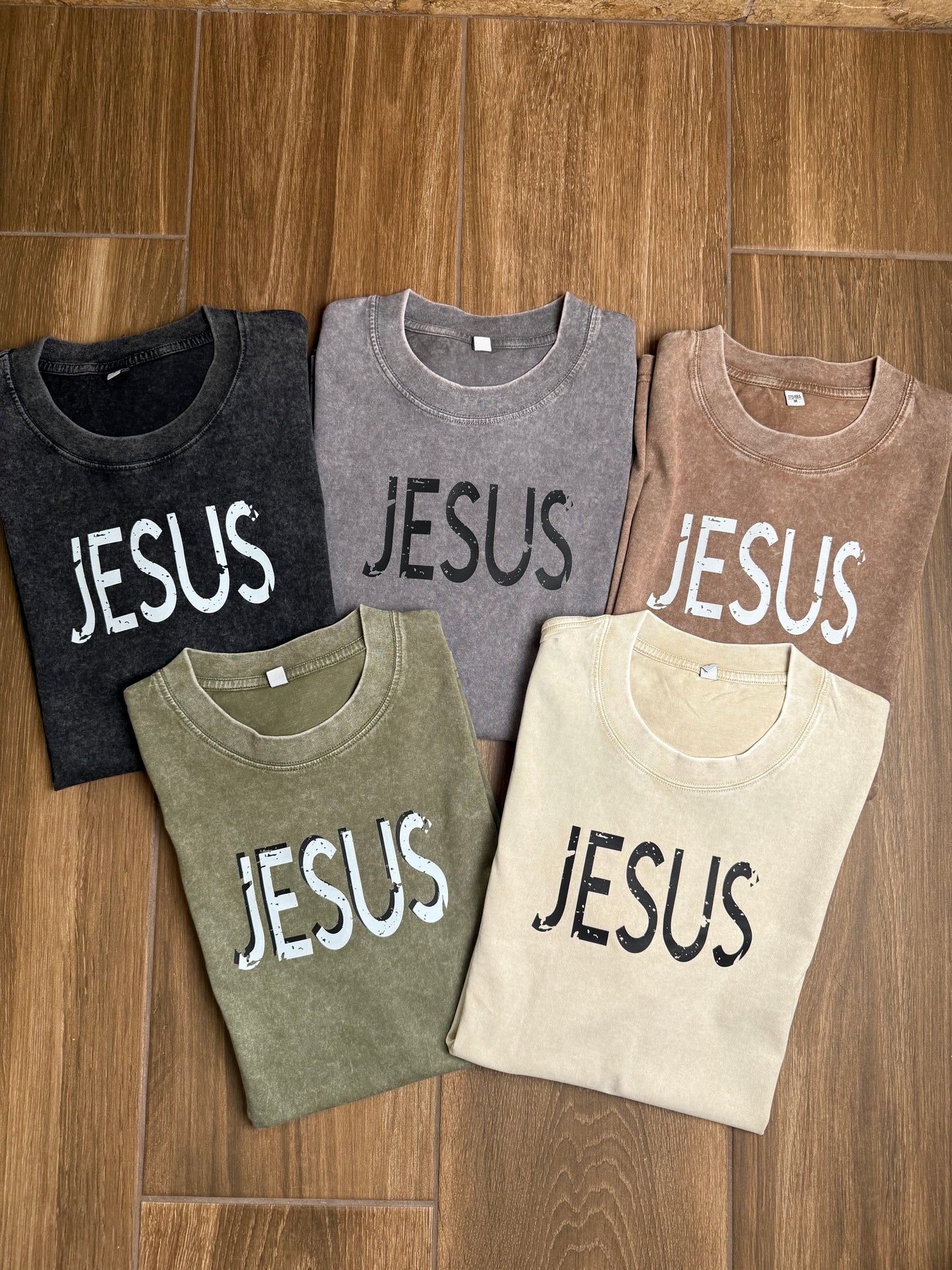 Distressed Vintage Jesus Tee