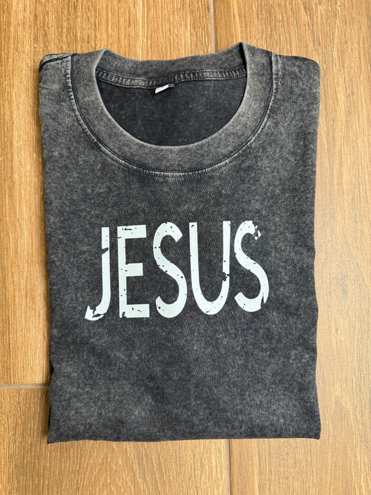 Distressed Vintage Jesus Tee