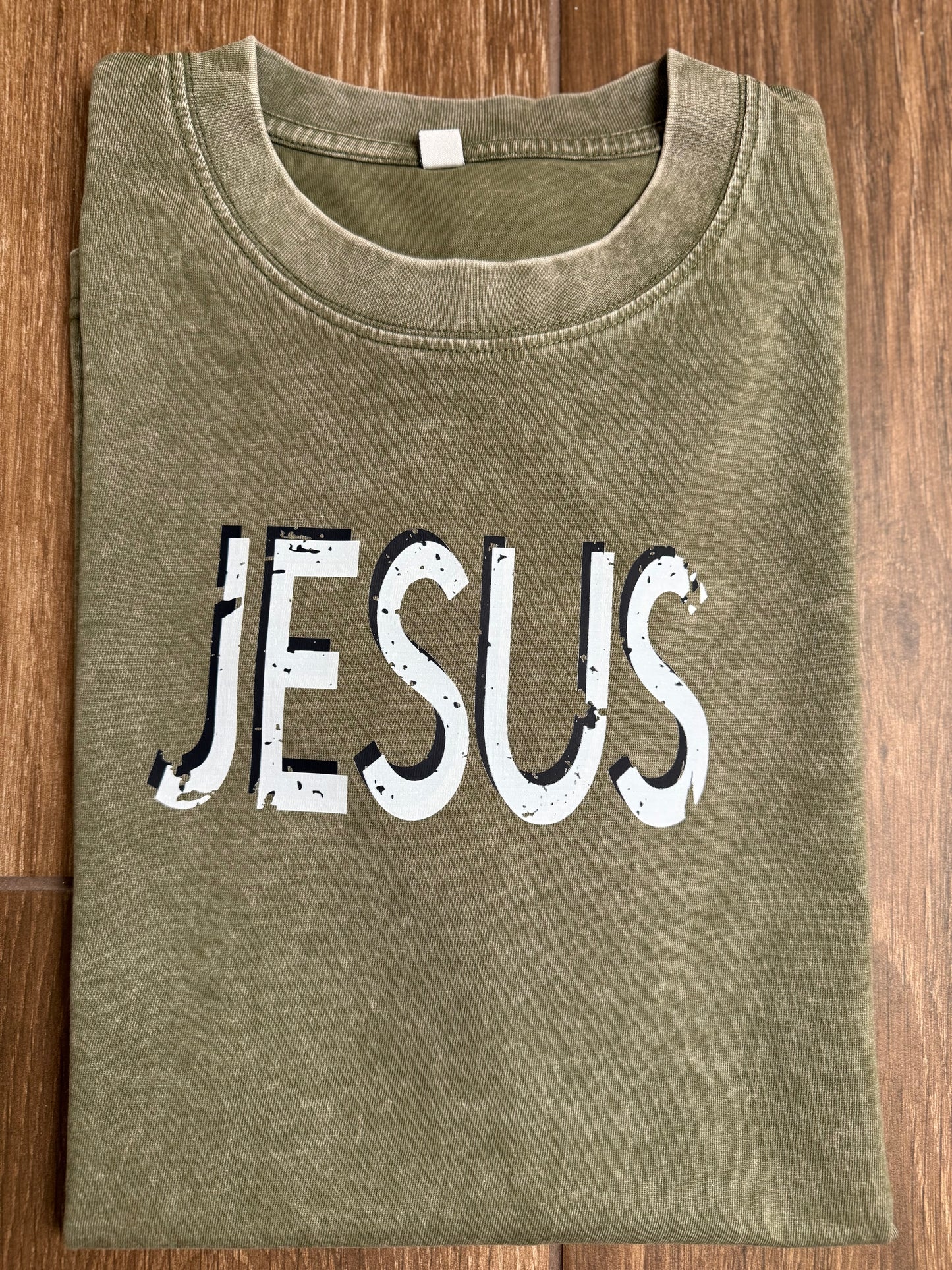 Distressed Vintage Jesus Tee